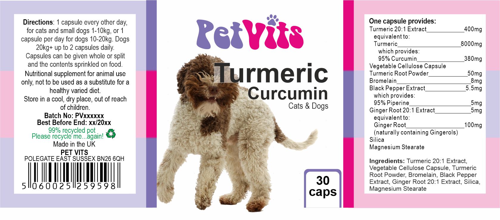 95 curcuminoids for on sale dogs